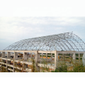 Vorgefertigte Bogenabdeckungsdesign Konstruktion Stahl Rahmen Rahmen Schwimmbäder Dachsystem